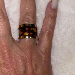 Michael Kors tortoise shell ring